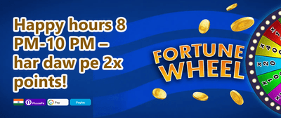 Daily Spin & Win promotion banner
